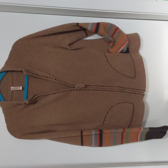 Aventura 100% Lambswool cardigan size XL - Picture 2 of 5